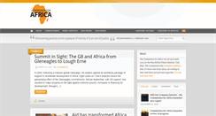 Desktop Screenshot of commissionforafrica.info